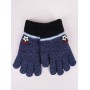 Перчатки 5P с аппликацией  3D RED-0246 boy Перчатки 5P с аппликацией  3D RED-0246 boy-Детская одежда-bebis.lv