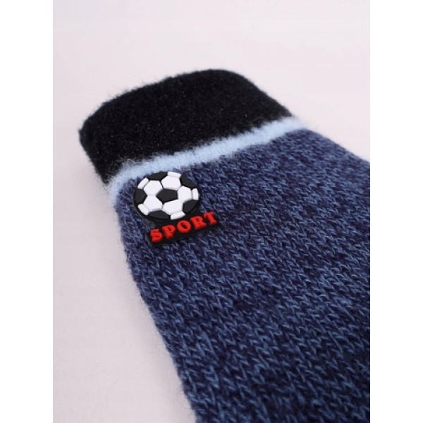 Перчатки 5P с аппликацией  3D RED-0246 boy Перчатки 5P с аппликацией  3D RED-0246 boy-Детская одежда-bebis.lv