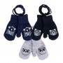 Варежки 1P двойные RED-0117 BOY-Детская одежда-bebis.lv