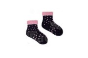 Zeķes frotē ar ABS SKF-0005 pink dots