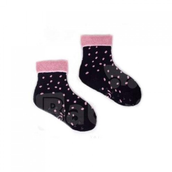 Zeķes frotē ar ABS SKF-0005 pink dots Zeķes frotē ar ABS SKF-0005 pink dots-zeķes,zeķubikses,legingi-bebis.lv