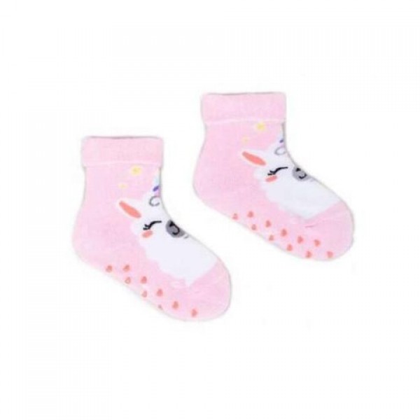 Zeķes frotē ar ABS SKF-0005 pink lama Zeķes frotē ar ABS SKF-0005 pink lama-zeķes,zeķubikses,legingi-bebis.lv