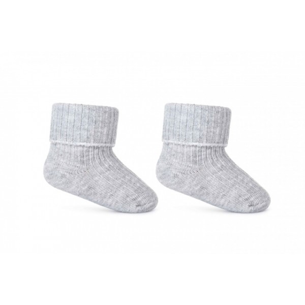 Zeķes mazuļiem 6-9m, SK-18 GREY-Bērnu apģērbi-bebis.lv