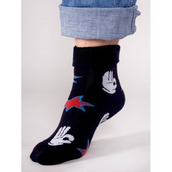 Zeķes frotē 31/34 SKF-0003 black stars-zeķes,zeķubikses,legingi-bebis.lv