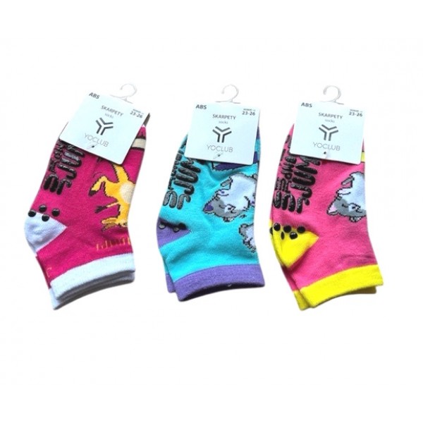 Zeķes batutiem TRAMPOLINE ABS SKS-0021 GIRL (27-38)-zeķes,zeķubikses,legingi-bebis.lv