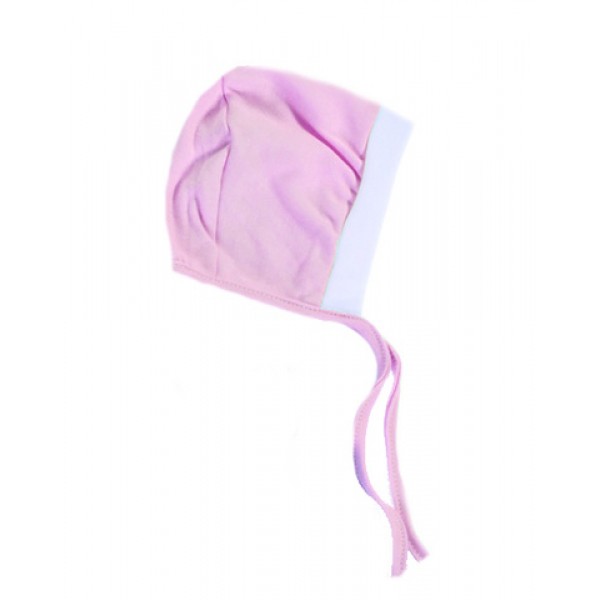 Cepurīte trikotāžas, pēc vannošanās (pink)-Bērnu apģērbi-bebis.lv