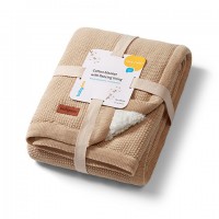 Knitted blanket with warm lining Babyono 1659/02