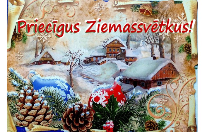 Priecīgus Ziemassvētkus!