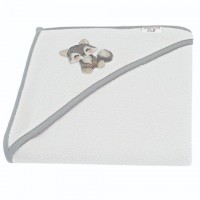 Dvielis ar kapuci WOLF 80x80 cm BL218