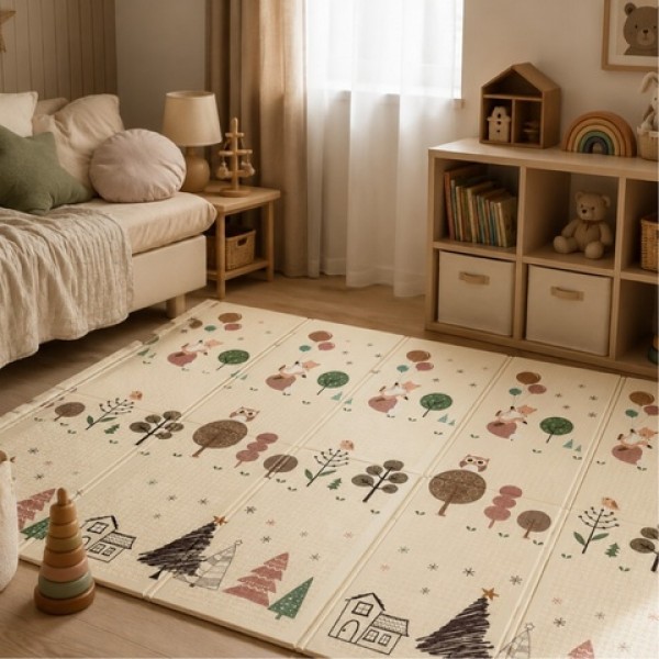 Saliekams izglītojošs paklājiņš FOX 150x200 cm BL280-MAZUĻIEM (~0-5 gadi)-bebis.lv