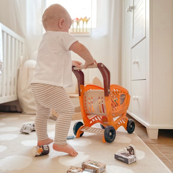 WOOPIE Shopping Cart for Children Movable Parts + 42 Accs.-Rotaļlietas-bebis.lv