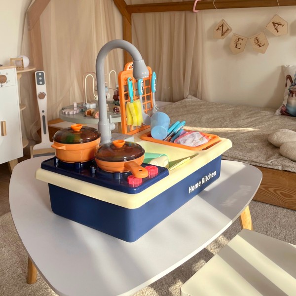 WOOPIE 2-in-1 Kitchen Sink for Kids-Rotaļlietas-bebis.lv