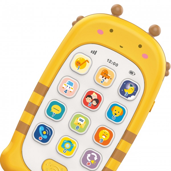 WOOPIE BABY Interactive Phone with Sounds-MAZUĻIEM (~0-5 gadi)-bebis.lv