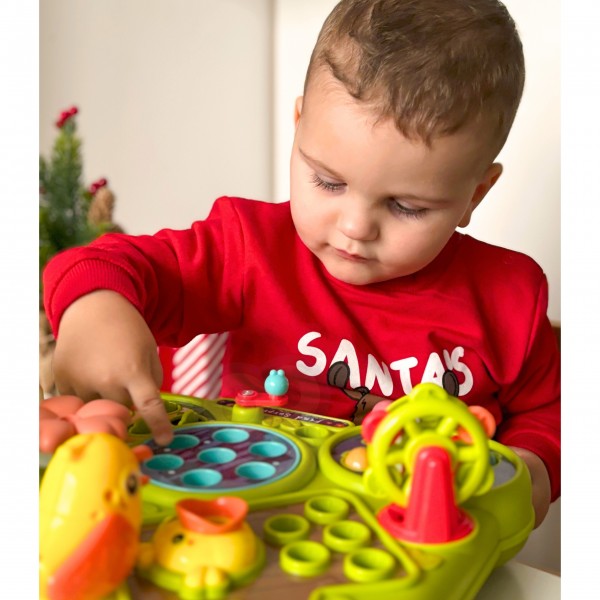 Interaktīvais galdiņš 8-in-1 Montessori, 49737-MAZUĻIEM (~0-5 gadi)-bebis.lv