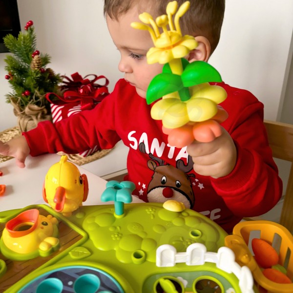 Interaktīvais galdiņš 8-in-1 Montessori, 49737-MAZUĻIEM (~0-5 gadi)-bebis.lv