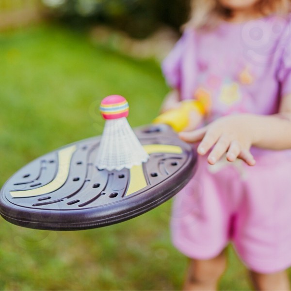 WOOPIE Rocket with Foam Ball and Shuttlecock - Beach and Garden Set--bebis.lv