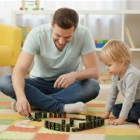 Ģimenes spēle DOMINO 28 bloki, 56652