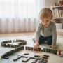 Ģimenes spēle DOMINO 28 bloki, 56652-Rotaļlietas-bebis.lv