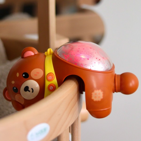 WOOPIE BABY Star Projector Night Light for Children Teddy Bear-MAZUĻIEM (~0-5 gadi)-bebis.lv