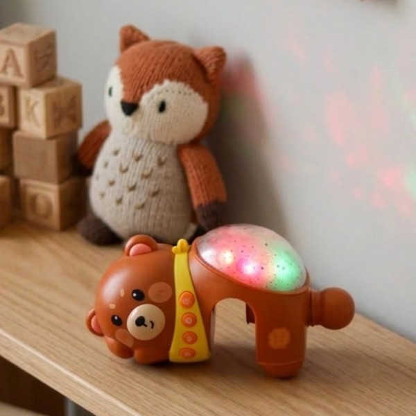 WOOPIE BABY Star Projector Night Light for Children Teddy Bear-MAZUĻIEM (~0-5 gadi)-bebis.lv
