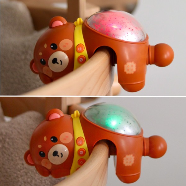 WOOPIE BABY Star Projector Night Light for Children Teddy Bear-MAZUĻIEM (~0-5 gadi)-bebis.lv