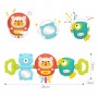 Stroller Pendant Crib Sensory Playing Rattle Mirror 6m+-MAZUĻIEM (~0-5 gadi)-bebis.lv