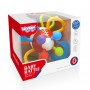 WOOPIE BABY Rattle Teether Sensory Ball for Babies Educational 0+ Soft-MAZUĻIEM (~0-5 gadi)-bebis.lv