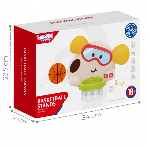 WOOPIE BABY Interactive Dog Basketball Hoop for Kids-MAZUĻIEM (~0-5 gadi)-bebis.lv