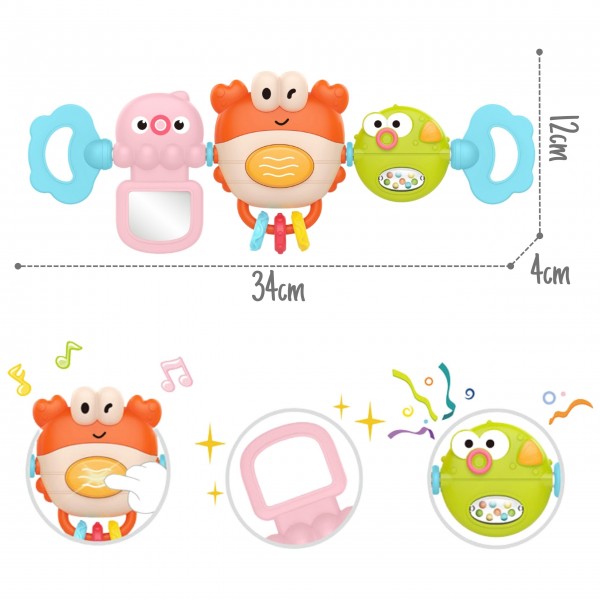 Подвеска WOOPI BABY для коляски и кроватки, 59431-ДЛЯ МАЛЫШЕЙ (~0-5 лет)-bebis.lv