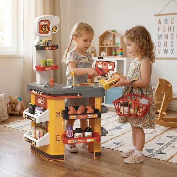 WOOPIE Interactive Supermarket for Children Accessories-Rotaļlietas-bebis.lv