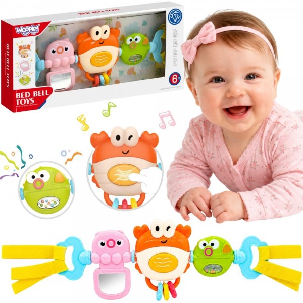 Подвеска WOOPI BABY для коляски и кроватки, 59431-ДЛЯ МАЛЫШЕЙ (~0-5 лет)-bebis.lv