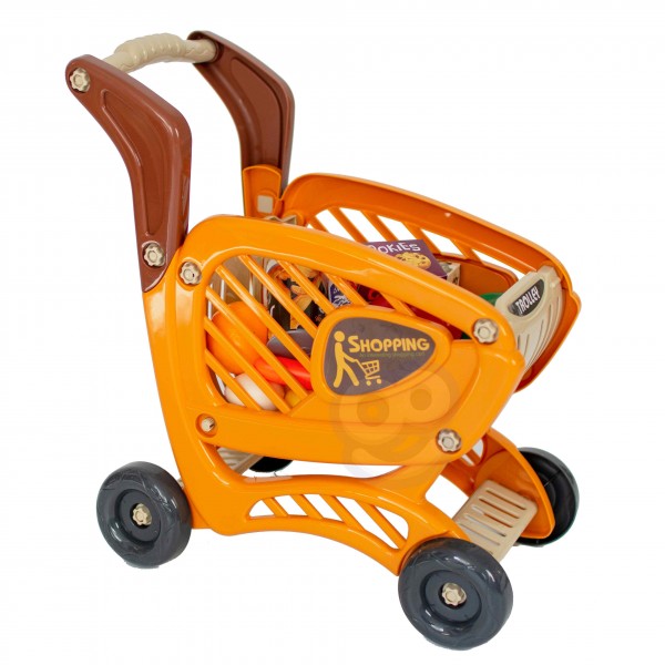 WOOPIE Shopping Cart for Children Movable Parts + 42 Accs.-Rotaļlietas-bebis.lv