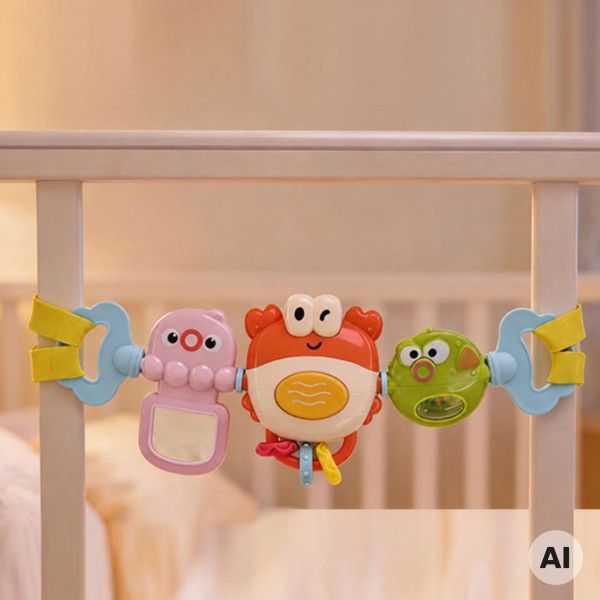 Подвеска WOOPI BABY для коляски и кроватки, 59431-ДЛЯ МАЛЫШЕЙ (~0-5 лет)-bebis.lv