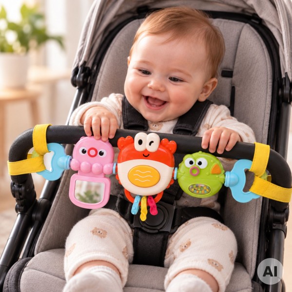 Подвеска WOOPI BABY для коляски и кроватки, 59431-ДЛЯ МАЛЫШЕЙ (~0-5 лет)-bebis.lv