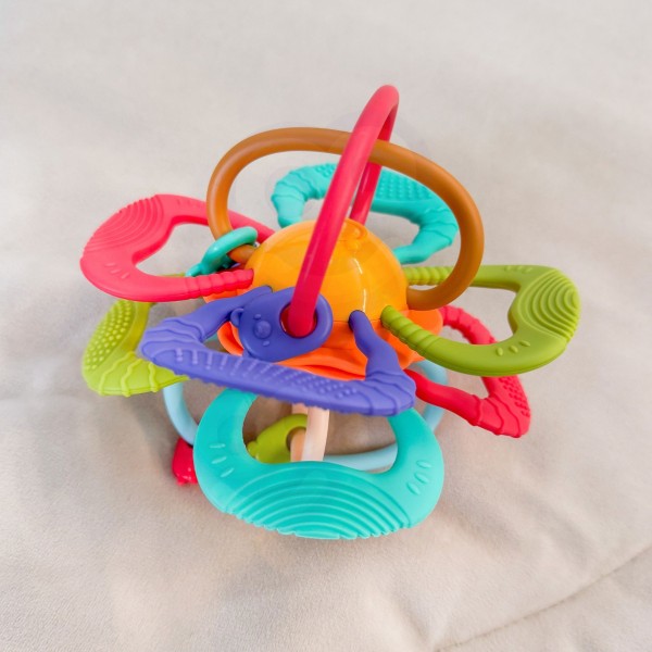 WOOPIE BABY Sensory Ball Teether for Babies-MAZUĻIEM (~0-5 gadi)-bebis.lv