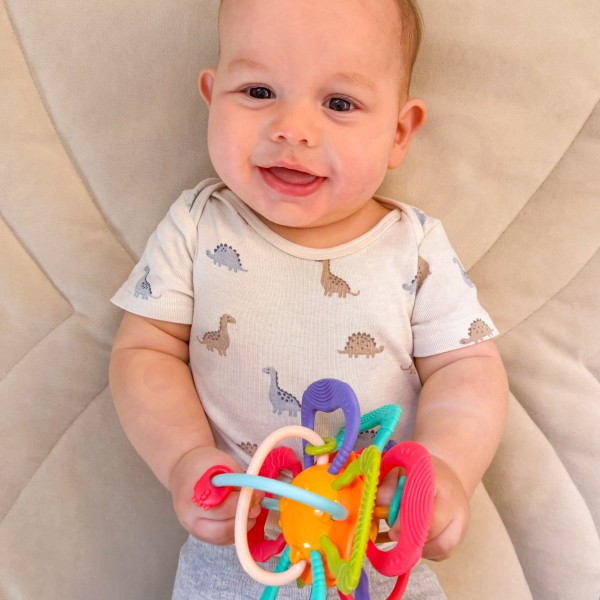 WOOPIE BABY Sensory Ball Teether for Babies-MAZUĻIEM (~0-5 gadi)-bebis.lv