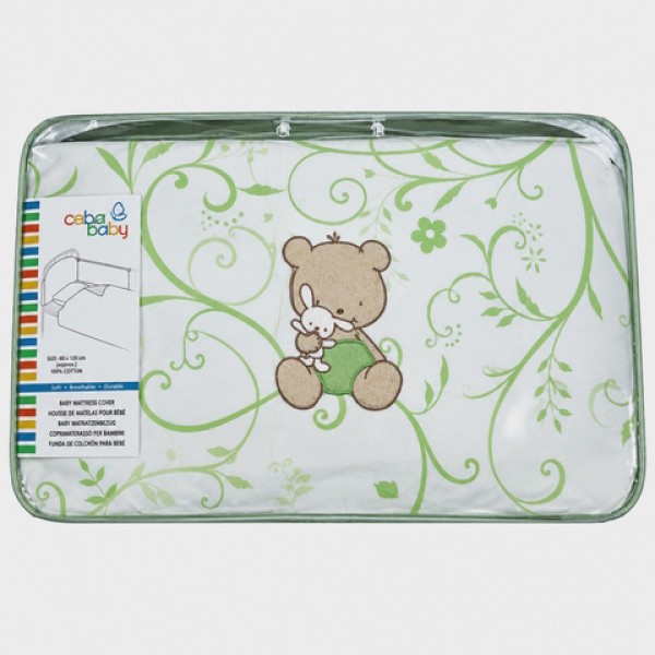 Комплект из 3-х эл. ELEGANT BABY green-Постельные принадлежности-bebis.lv