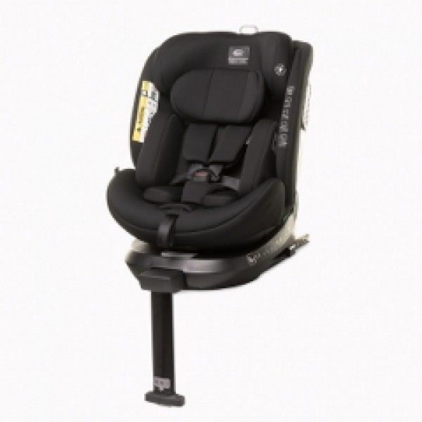 4B FOTELIK ENZO-FIX 40-150CM BLACK I-SIZE--bebis.lv