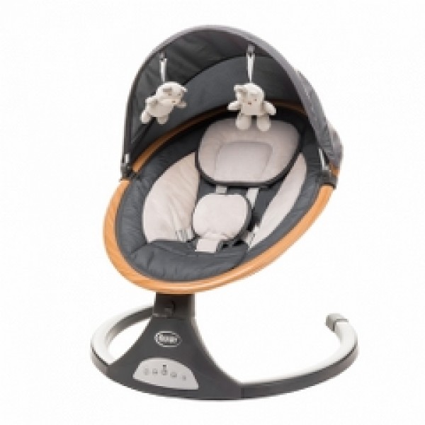 4B HUŚTAWKA ROCK'N RELAX XXIV GREY--bebis.lv