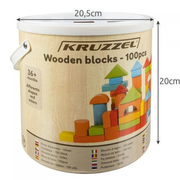 Koka kluču komplekts (spainī) 100 el., 22666-Rotaļlietas-bebis.lv