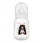 Бутылка стандартная 125 ml AKUKU A0004 black bear-бутылочки и аксессуары-bebis.lv