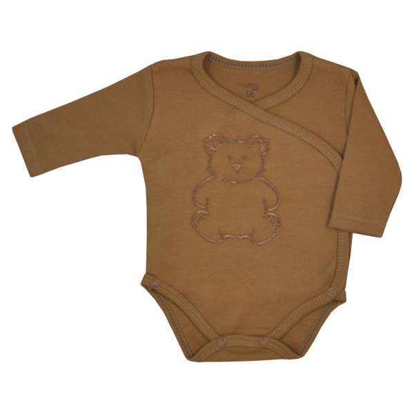 Bodijs-kabata BEAR brown 62 cm 09-391-Bērnu apģērbi-bebis.lv