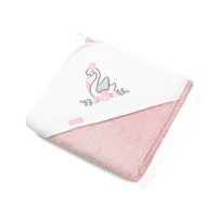 Бамбуковое полотенце с капюшоном 85x85 cm BabyOno 343/04 pink