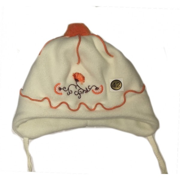 Cepure ar kokvilnas oderi 42 cm KROCHETTA (60508)-Bērnu apģērbi-bebis.lv