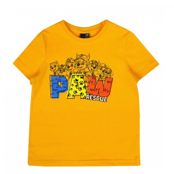 T-krekls PAW RESCUE yellow 104 cm (8572)-Bērnu apģērbi-bebis.lv