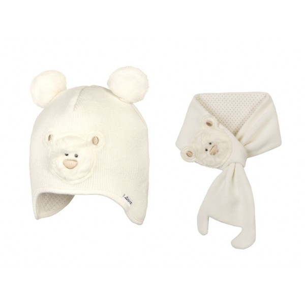 Hat + scarf PUCHATEK 44 cm-Childrens clothing-bebis.lv
