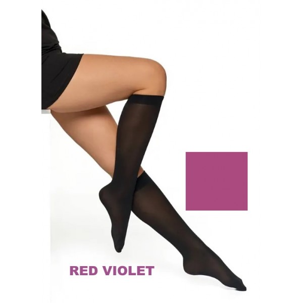 Гольфы 40DEN P-01 red violet-носки, колготки, легинсы-bebis.lv