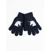 Cimdiņi 5P ar atstarojošu apdruku RED-0237 BOY