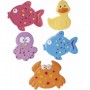 Colourful Ocean Mini Bath Mats (5 pcs.) 80/003-Vannošana un peldēšana-bebis.lv
