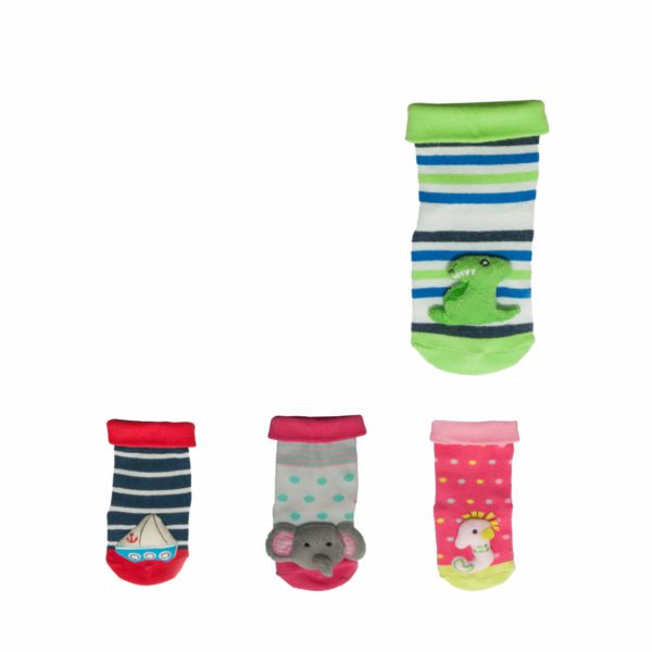 SKC TOYS  носочки с погремушкой (тонкие)-носки, колготки, легинсы-bebis.lv